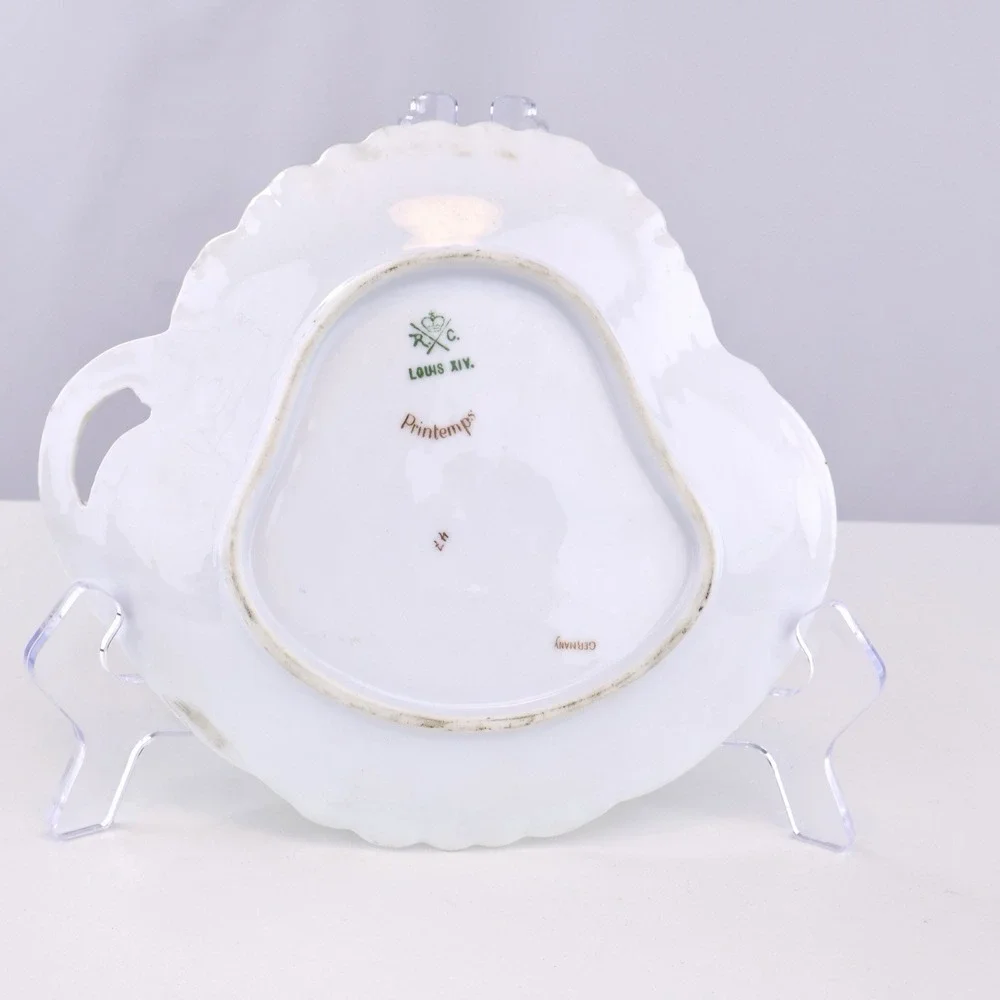 Antique Rosenthal Monbijou Printemps Louis XIV Porcelain Cabinet Plate 7